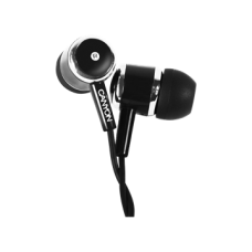 CANYON Vezetékes Fülhallgató, Mikrofonnal, fekete - CNE-CEPM01B