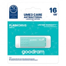 GOODRAM Pendrive 16GB, UME3 CARE USB 3.0, (Antibakteriális ház)