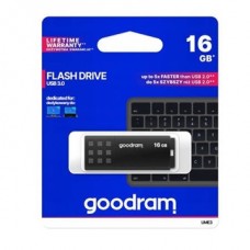 GOODRAM Pendrive 16GB, UME3 USB 3.1, Fekete