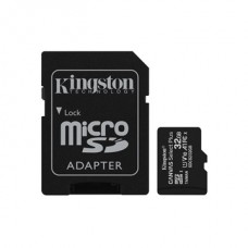 KINGSTON Memóriakártya MicroSDHC 32GB Canvas Select Plus 100R A1 C10 + Adapter