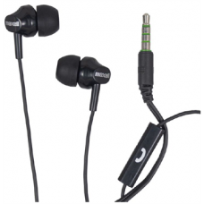 MAXELL Fülhallgató EB-875, 3.5mm Jack, mikrofon,  headset, fekete