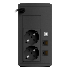 NJOY Szünetmentes 600VA - Keen 600 USB (2 Schuko, line-interaktív, fekete)