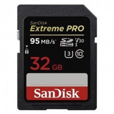 SANDISK Memóriakártya 173368, SDHC EXTREME PRO 32GB, 95MB/S, UHS-I, V30