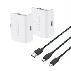 VENOM XBOX Series S/X Kiegészítő 2db akkumulátor + 3m Töltő kábel Fehér, VS2872